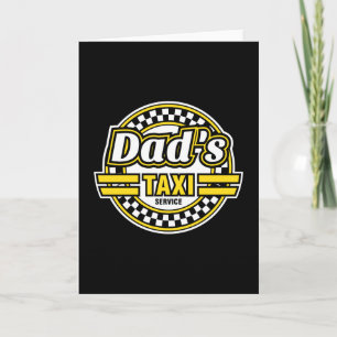 Tarjeta Festiva Servicio de taxi de papá - regalo para papá