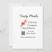 Servicios de restauración agregar nombre QR código