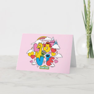 Tarjeta Festiva Sesame Street   Amor