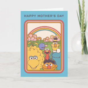Tarjeta Festiva Sesame Street Día Soleado de la Madre