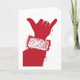 Tarjeta Festiva Shaka Santa