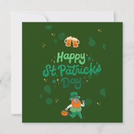 Tarjeta Festiva "Shamrock & Shenanigans: Día de San Patricio