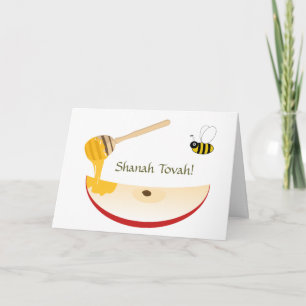 Tarjeta Festiva Shanah Tovah Rosh Hashaná Año Nuevo Judío