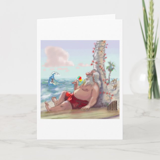 Tarjeta Festiva sHaVe IcE sAnTa (Anverso)