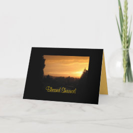 Tarjeta Festiva Shavuot bendecido
