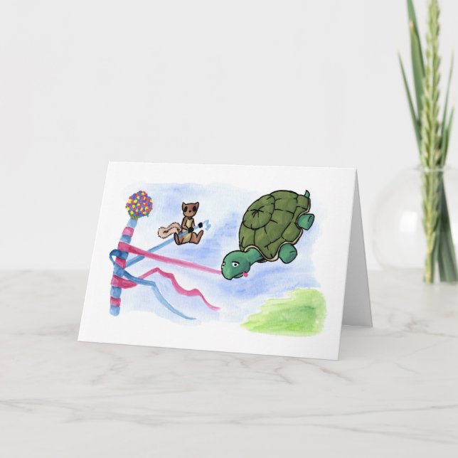 Tarjeta Festiva Shenanigans del Maypole (Anverso)