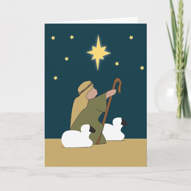 Tarjeta Festiva shepard (Anverso)