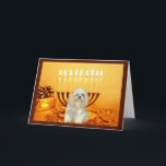 Tarjeta Festiva Shih Tzu Chanukah Card Menorah<br><div class="desc">Recordar a la familia y amigos durante la temporada de Chanukah es una manera maravillosa de estar en contacto con la gente que amas y te importa. Creé estas tarjetas de perro Chanukah con amor y cuidado y estoy seguro de que cualquiera que ame los perros estará encantado de recibirlas....</div>