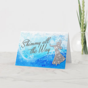 Tarjeta Festiva Shimmy all Way Belly Dance Card