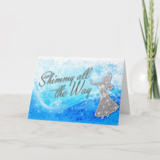 Tarjeta Festiva Shimmy all Way Belly Dance Card
