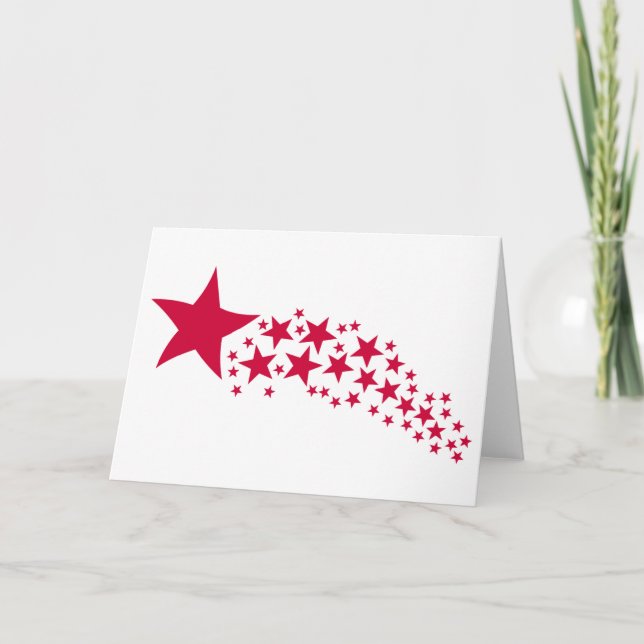 Tarjeta Festiva Shooting Stars (Anverso)