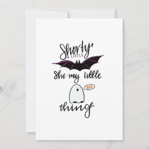 Tarjeta Festiva Shorty Batty Divertido Retro