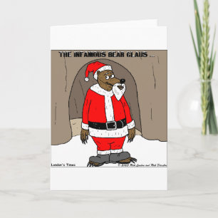 Tarjeta Festiva Si Santa Cláusula, los Navidades del Divertido del