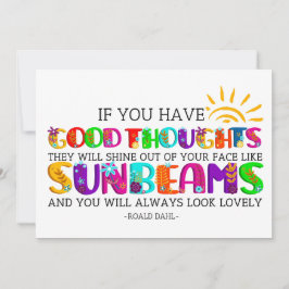 Tarjeta Festiva Si Tienes Buenas Ideas, Se Iluminarán