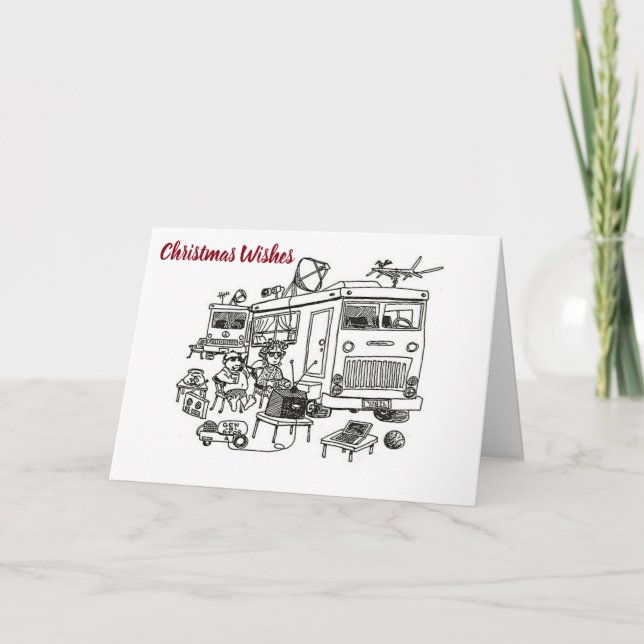 TARJETA FESTIVA SIEMPRE EN NUESTROS CORAZONES ***MEROSOS NAVIDAD** (Anverso)