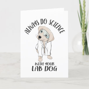Tarjeta Festiva Siempre Hagan Ciencia Con Su Ciencia Graciosa Del 