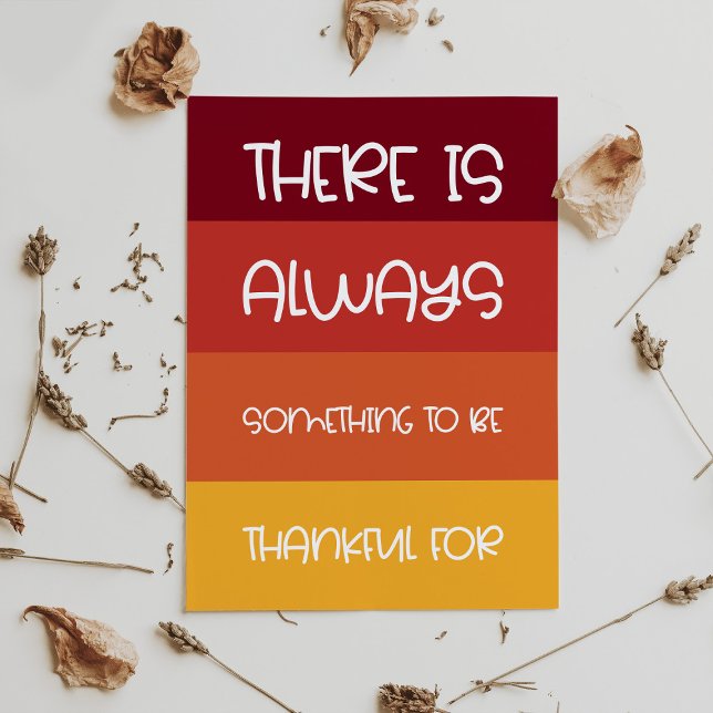 Tarjeta Festiva Siempre hay algo que agradecer (Subido por el creador)