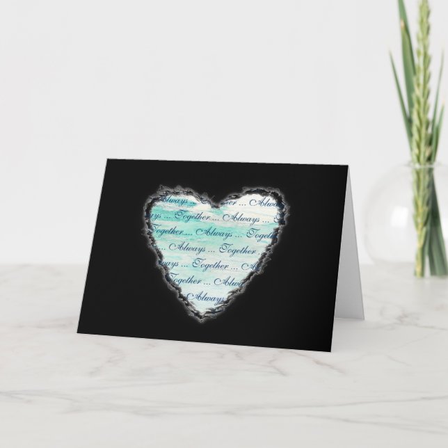Tarjeta Festiva Siempre juntos San Valentín Romance Love Card (Anverso)