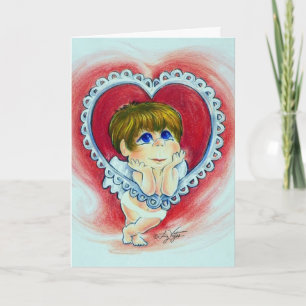 Tarjeta Festiva ¡Siempre soñando contigo, dulce San Valentín! Tarj