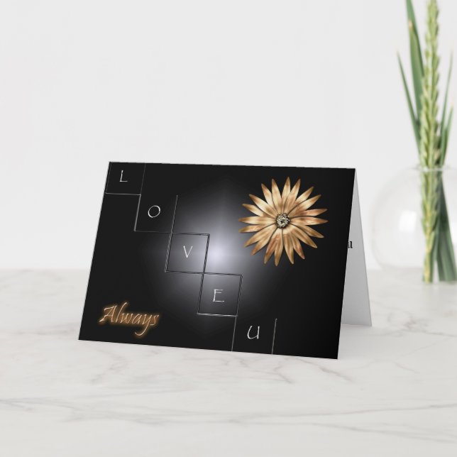 Tarjeta Festiva Siempre Te Amaré (Anverso)