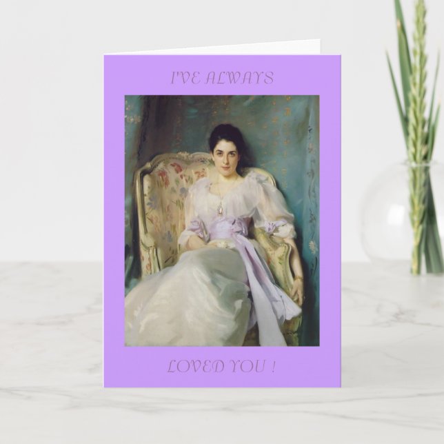 TARJETA FESTIVA ¡SIEMPRE TE HE AMADO! (Anverso)