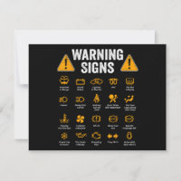 Signos de advertencia de conducción divertidos 101