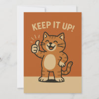 ¡Sigue Siendo Así! Gato de estímulo motivacional