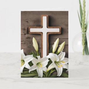 Tarjeta Festiva Silencio de Pascua