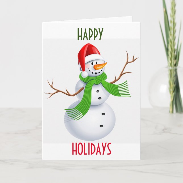 TARJETA FESTIVA SILLY PERO DIVERTIDOS NAVIDADES GREETING CARD (Anverso)