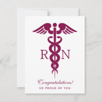 Símbolo médico de enfermería de Red Red Caduceus