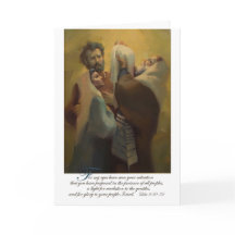 Simeon que bendice a Jesús en el templo