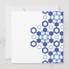 Tarjeta Festiva Simetría escarada