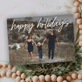 Tarjeta Festiva Simple carta con letra a mano 2 Foto 