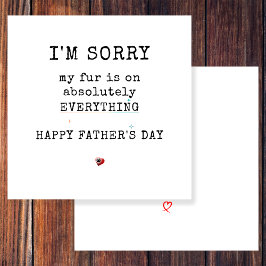 Tarjeta Festiva Simple curiosidad para el día del padre por el per