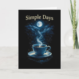 Tarjeta Festiva Simple Days