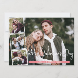 Tarjeta Festiva Simple Elegante Amor día de San Valentín pareja 4 