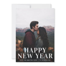 Simple Feliz Año Nuevo foto moderna