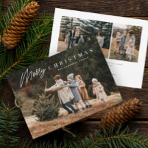 Simple Merry Christmas Script 3 Photo