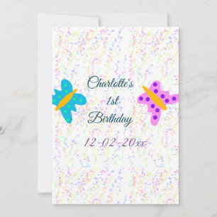 Tarjeta Festiva SIMPLE MÍNIMO.CUTIE AGREGAR NOMBRE BEBÉ feliz cump