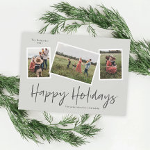 Simple Script Felices Fiestas 3 Foto Collage