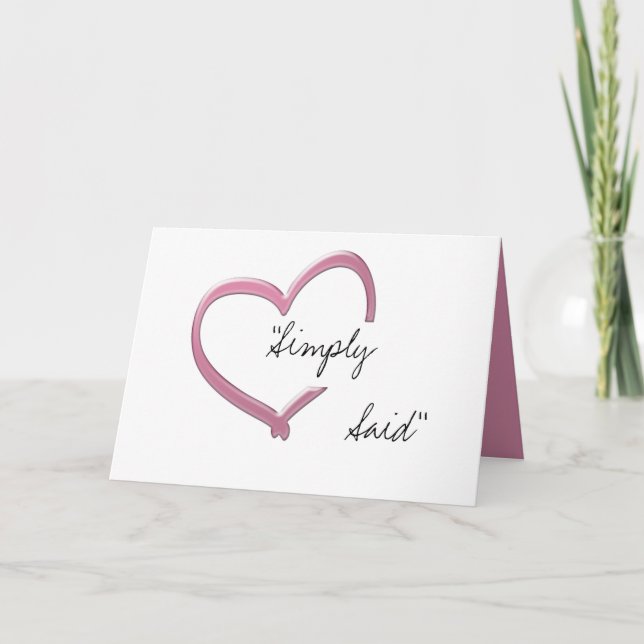 Tarjeta Festiva Simplemente Dijo "Cásate conmigo" (Anverso)