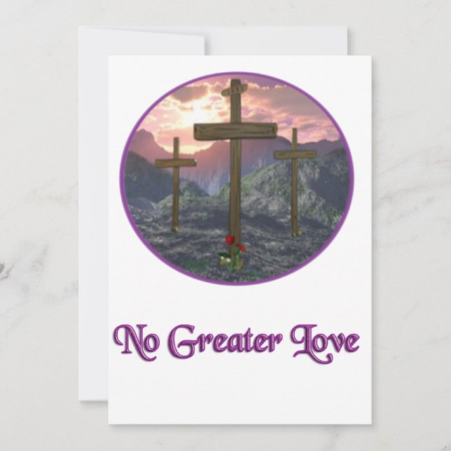 Tarjeta Festiva Sin amor mayor (Anverso)