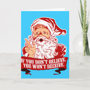 Tarjeta Festiva Sin creer que no recibiera