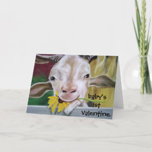 TARJETA FESTIVA "SIN SECUESTRO DE PRIMER VALENTÍN FELIZ DE BEBÉ