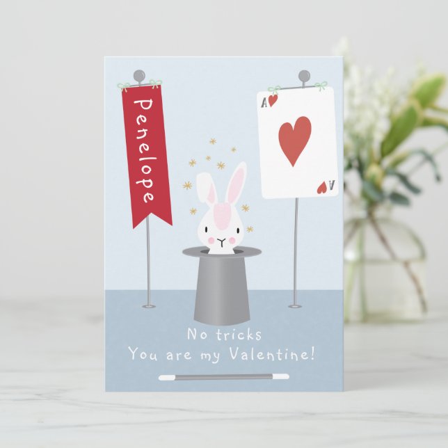 Tarjeta Festiva Sin trucos (Anverso de pie)