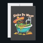 Tarjeta Festiva Sinko de Mayo"Funny Cinco de Mayo Cactus<br><div class="desc">Cañón Cinco de Mayo,  juego de palabras divertido,  chiste de lavabo de bañera,  humor mexicano-americano,  amante del nacho,  chiste fiesta,  fiesta de fiesta,  vacaciones de bebida,  hilarante juego de palabras mexicano,  diversión festiva</div>