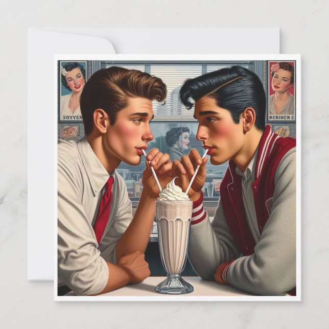 Tarjeta Festiva Sips compartidas de dulzura (Anverso)
