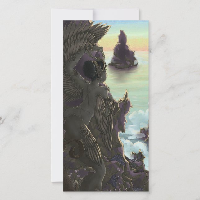 Tarjeta Festiva Siren Stones (Anverso)
