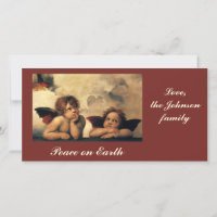 Sistine Madonna Angels por Raphael Sanzio