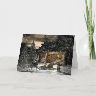 Tarjeta Festiva Sitiado por la nieve